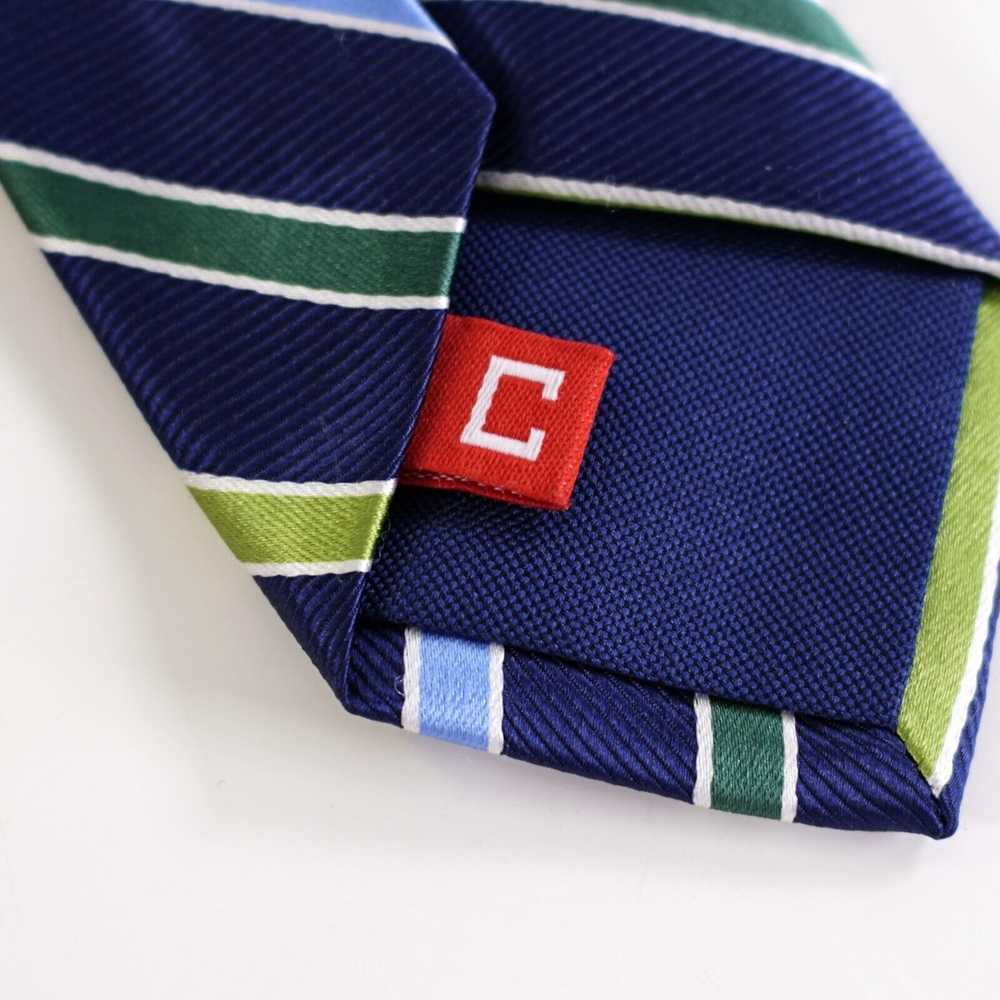 Chaps Chaps Blue Green Woven Striped Polyester Bo… - image 4