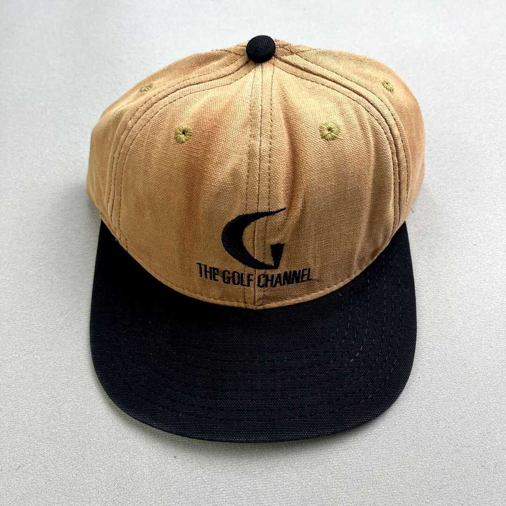 Vintage Vintage The Golf Channel Hat Tan Canvas T… - image 2