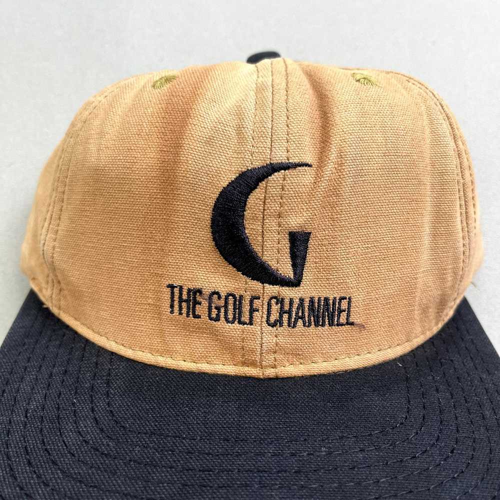 Vintage Vintage The Golf Channel Hat Tan Canvas T… - image 3