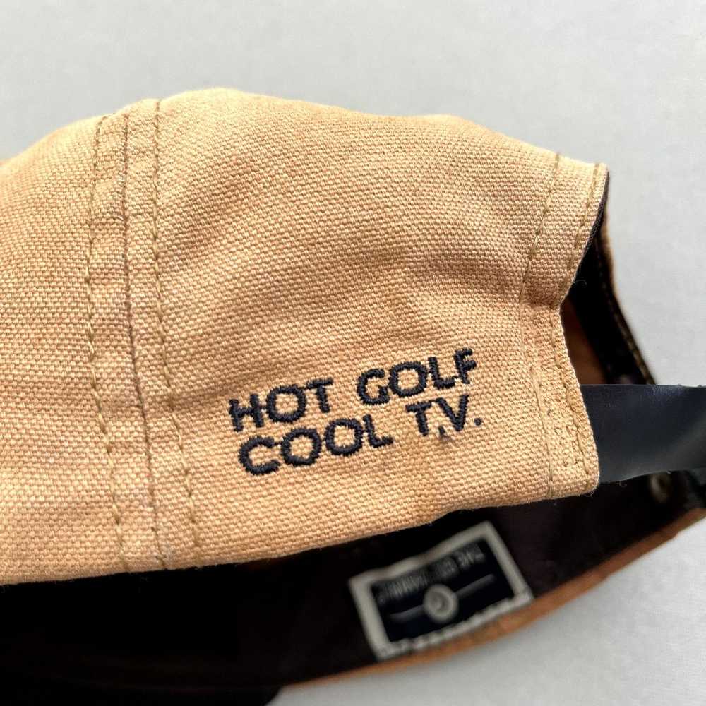 Vintage Vintage The Golf Channel Hat Tan Canvas T… - image 5