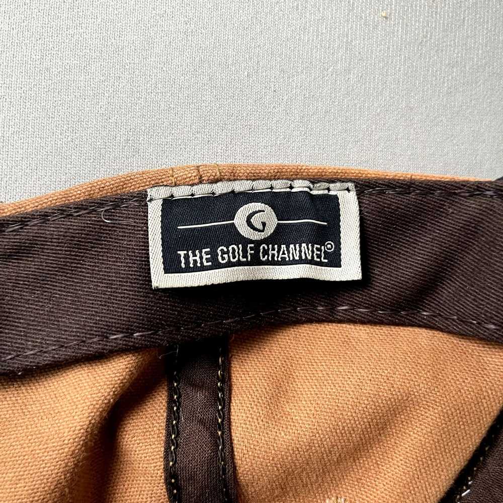 Vintage Vintage The Golf Channel Hat Tan Canvas T… - image 7