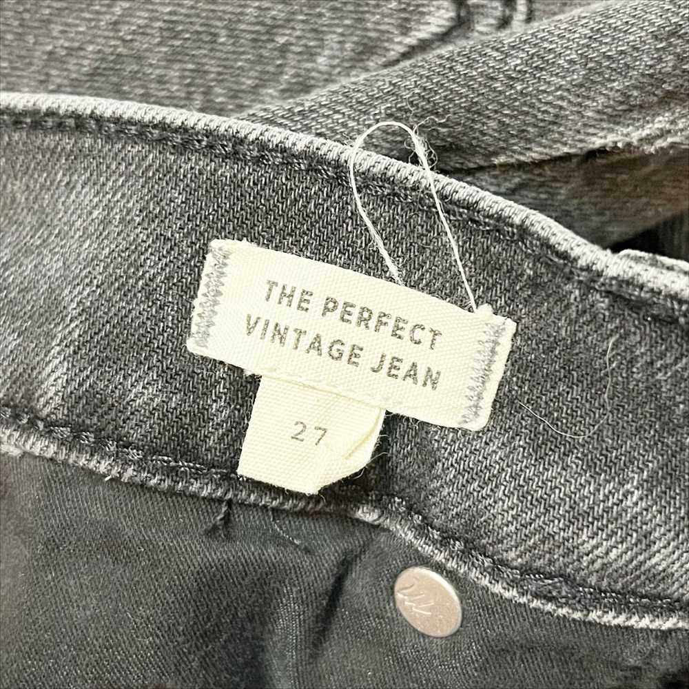 Madewell Perfect Vintage Jeans 27 4 washed black … - image 8