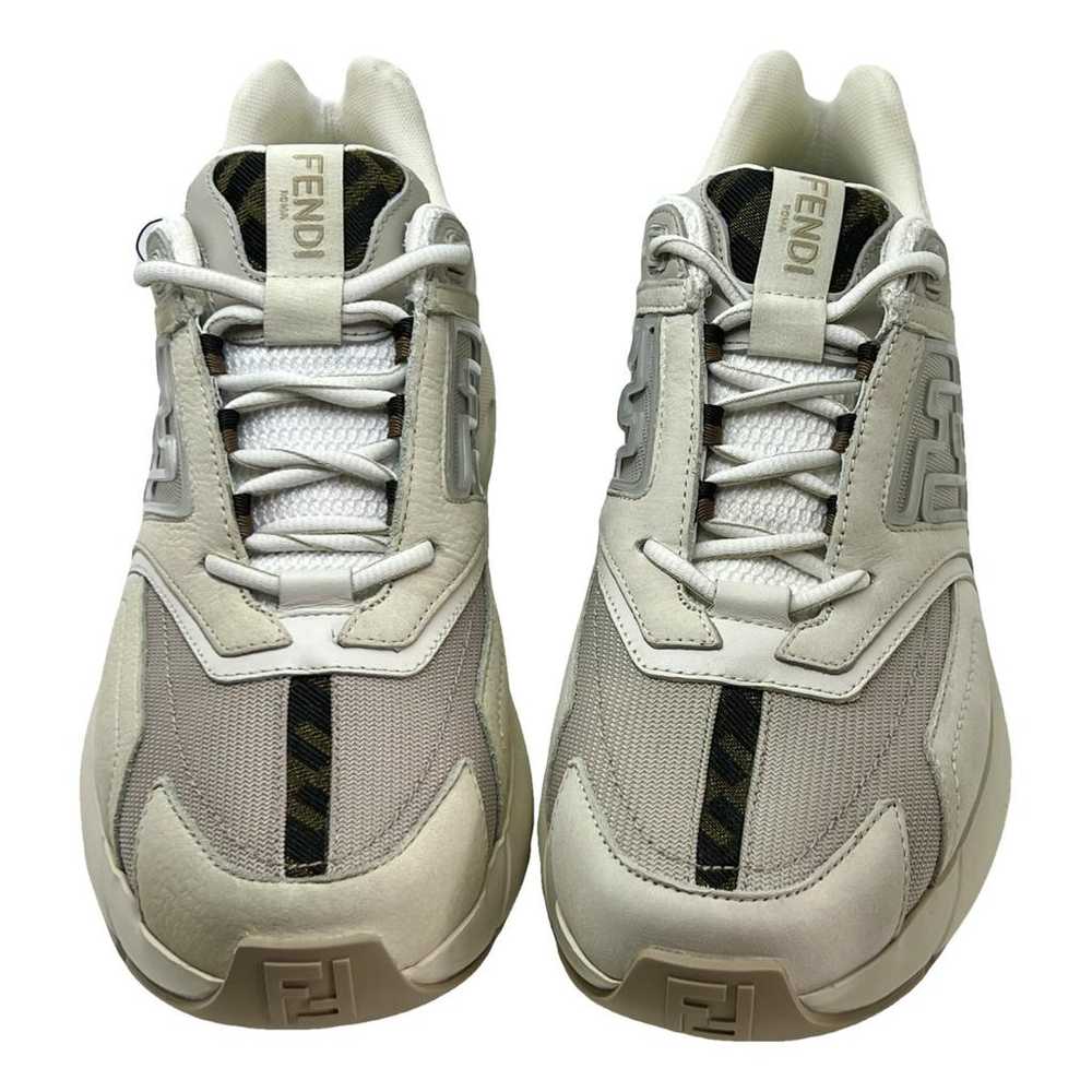 Fendi Leather high trainers - image 1