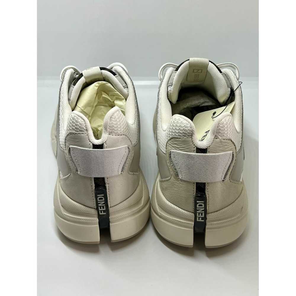 Fendi Leather high trainers - image 3