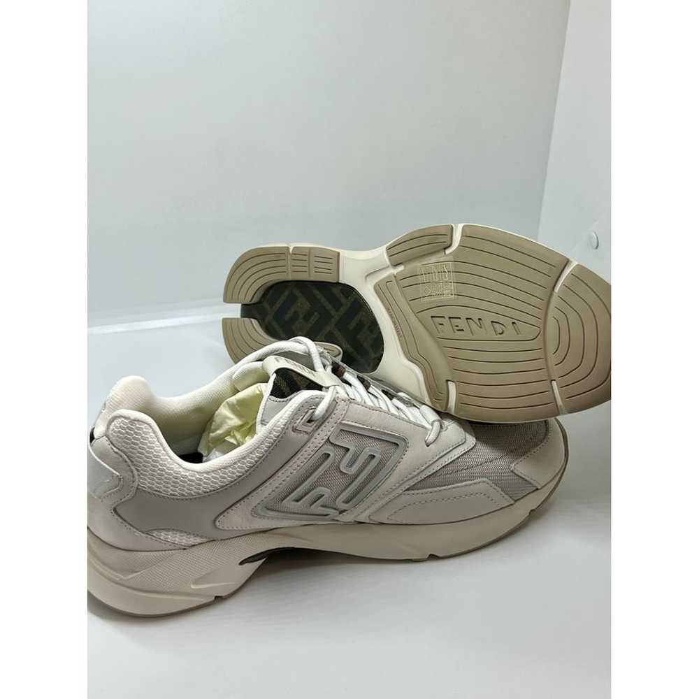 Fendi Leather high trainers - image 5