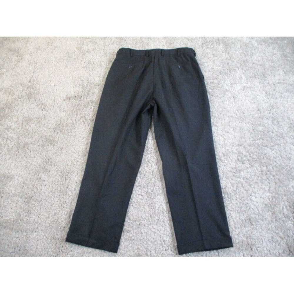 Vintage Luxurious Rosso Blue Cuffed Slacks Busine… - image 2