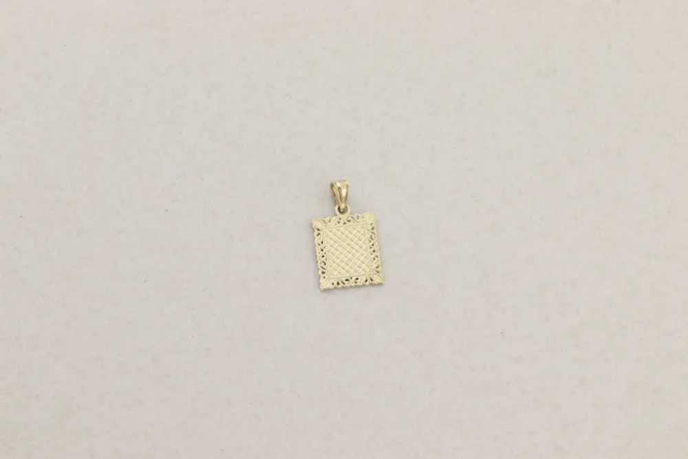 Pendant Only 10k Yellow Gold Letter J Initial Mon… - image 7