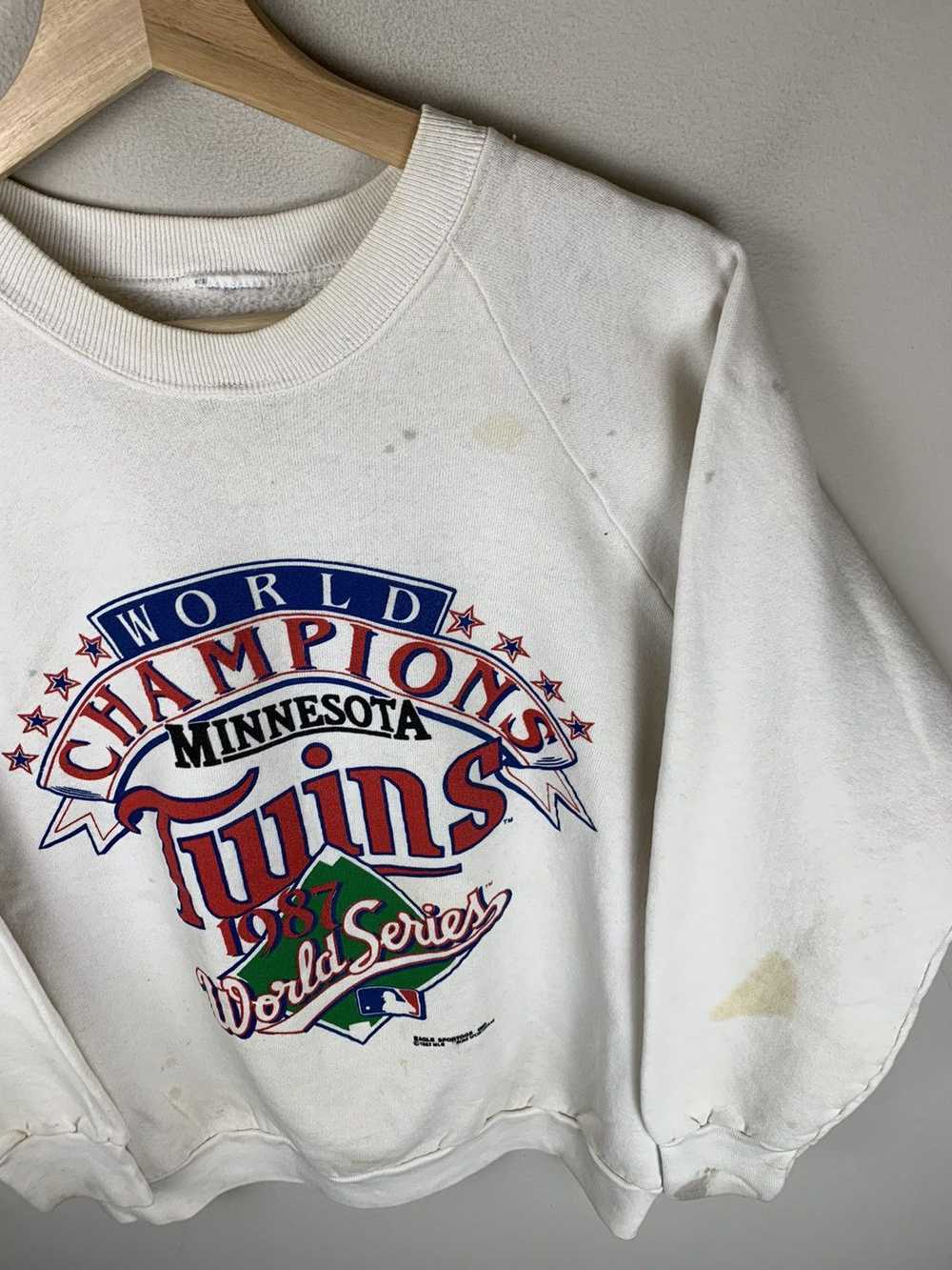 Champion × Vintage Vintage Crewneck Minnesota Twi… - image 3