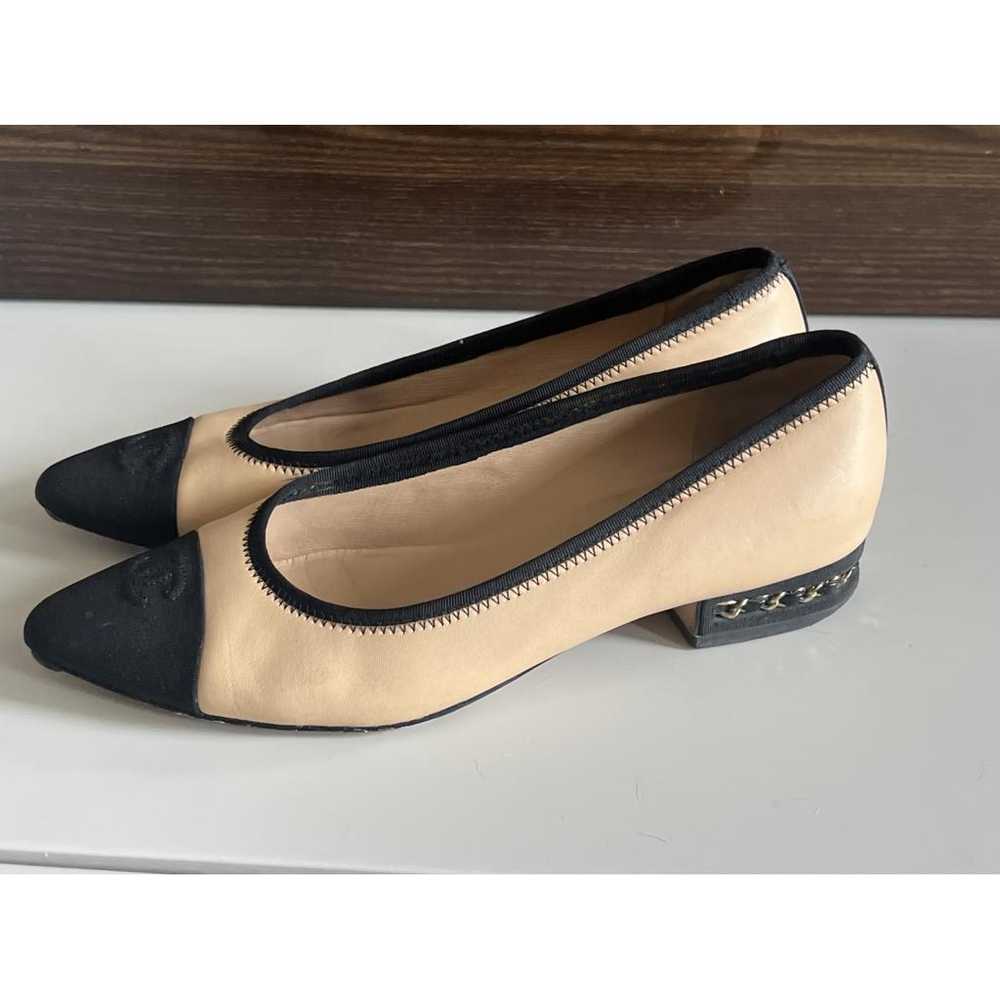 Chanel Mary Janes leather ballet flats - image 2