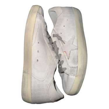 Golden Goose Superstar cloth trainers