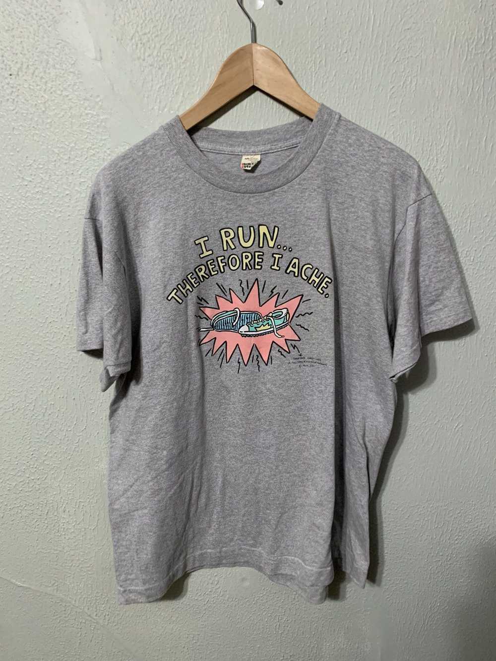 Tee × Tee Shirt × Vintage Vintage I Ran Therefore… - image 1