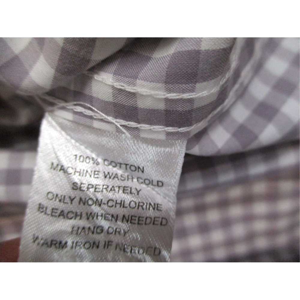 UNTUCKit Mens Large Grey Check Plaid Business Cas… - image 6