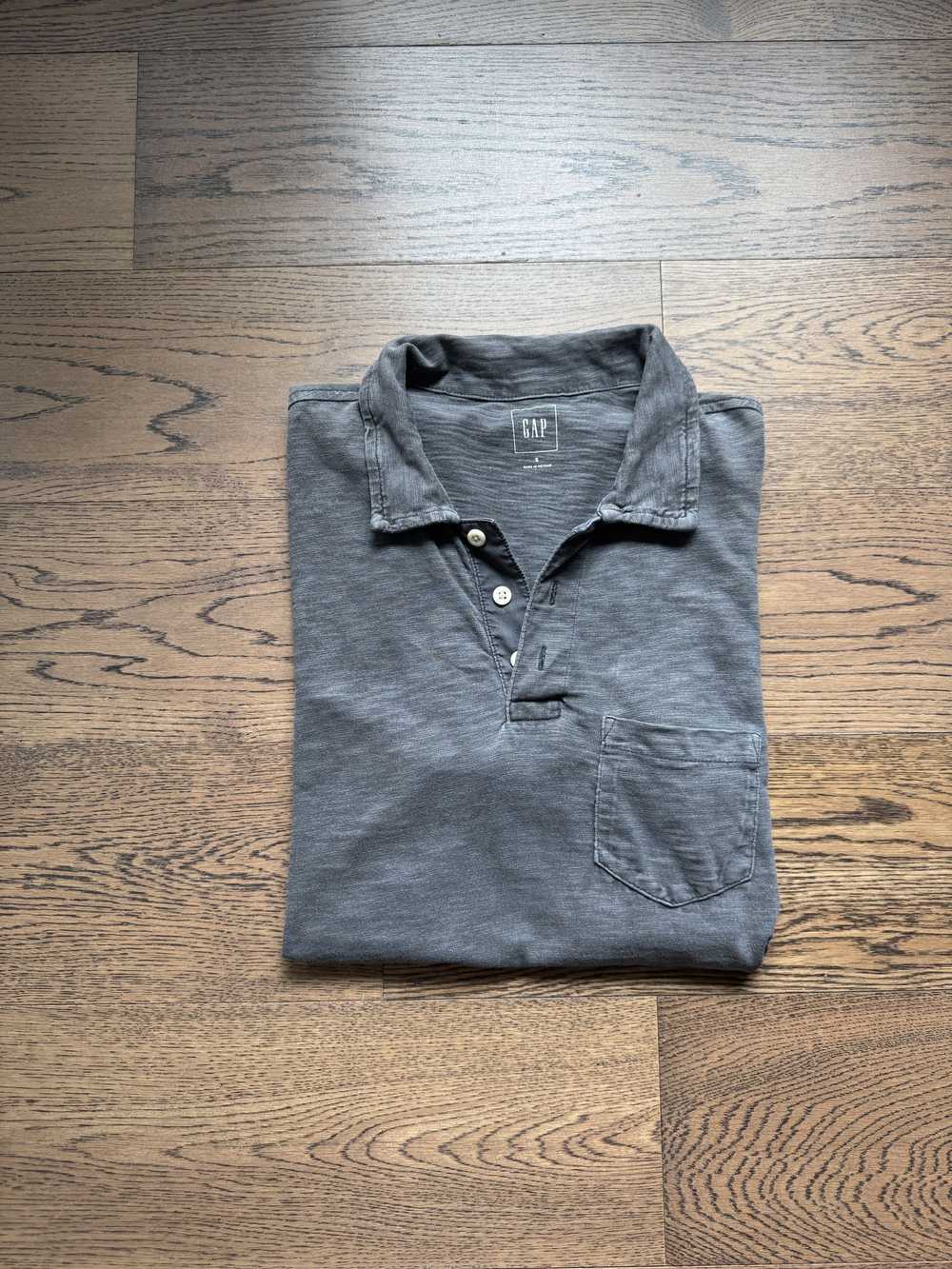 Gap GAP USA Mens Marbel Jersey Cotton Grey Distre… - image 2