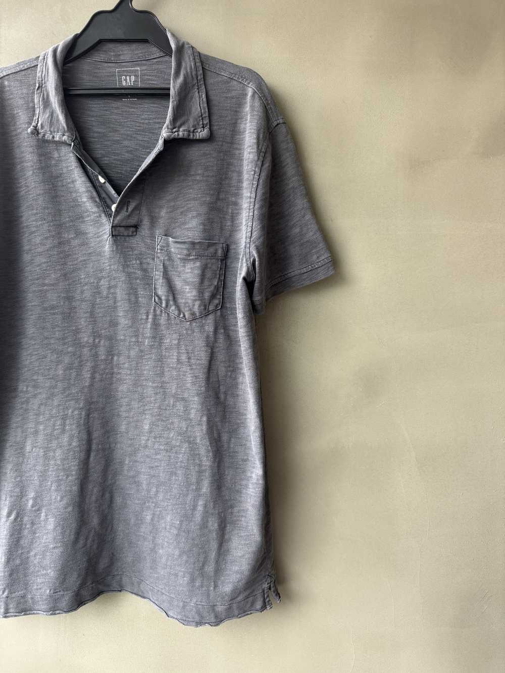 Gap GAP USA Mens Marbel Jersey Cotton Grey Distre… - image 8