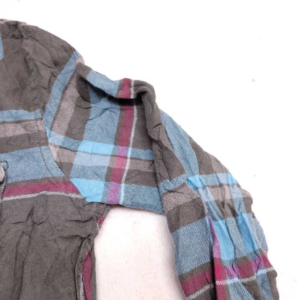 Mossimo Mossimo Madras Flannel Shirt Mens Size Me… - image 5