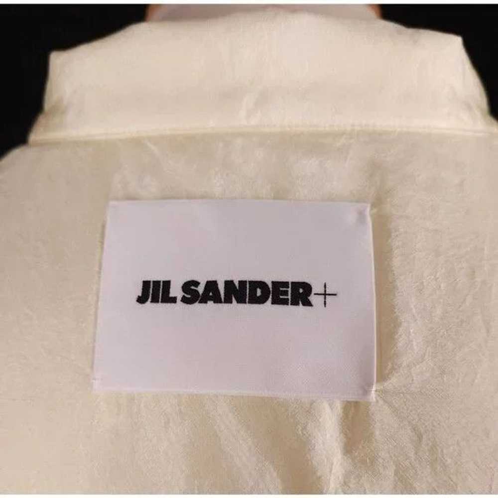 Jil Sander Jil Sander Padded Silk Shirt in Yellow… - image 10