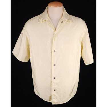 Jil Sander Jil Sander Padded Silk Shirt in Yellow… - image 1