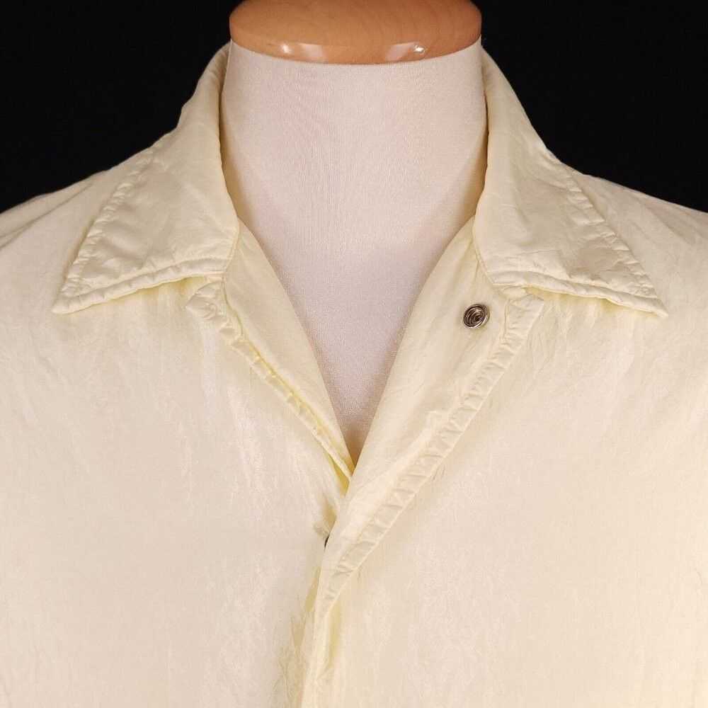 Jil Sander Jil Sander Padded Silk Shirt in Yellow… - image 2