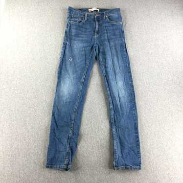 Vintage Levis Jeans Girls 16 502 Taper Denim Pant… - image 1