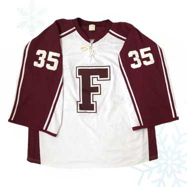 Vintage NCAA Fordham University Rams Goalie Hockey