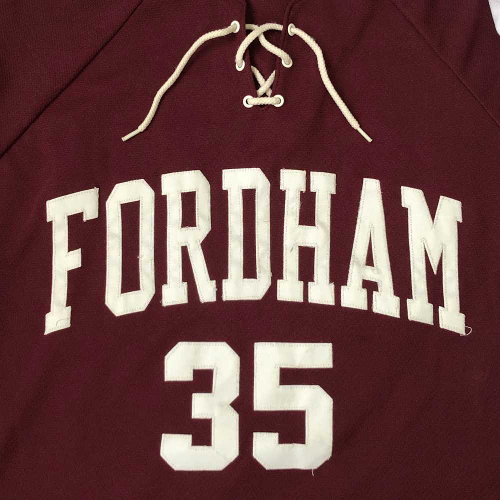 Vintage NCAA Fordham University Rams Hockey Goali… - image 3