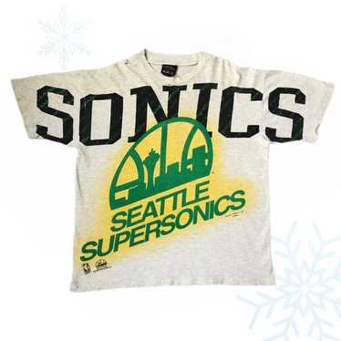 Vintage NBA Seattle Supersonics Magic Johnson T's… - image 1