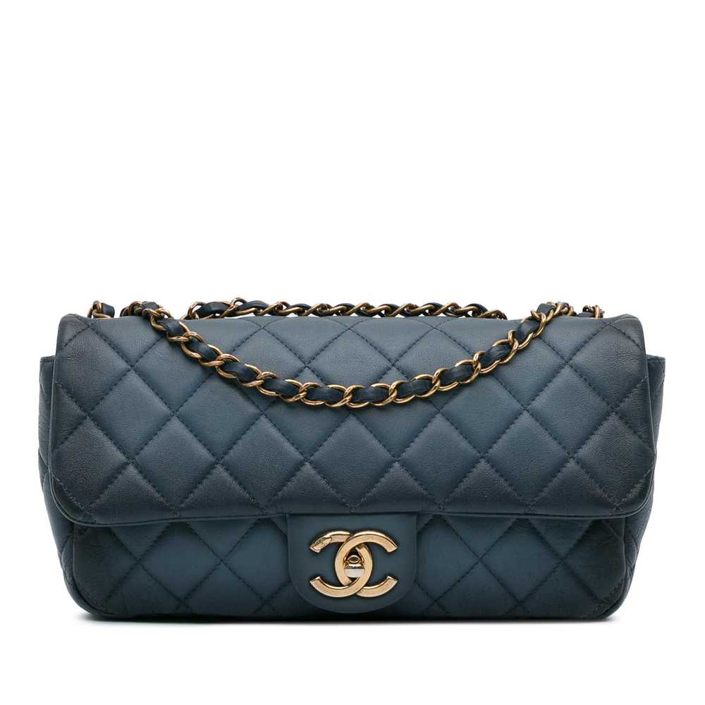 Product Details Chanel Navy Ombre Single Flap Bag - image 1