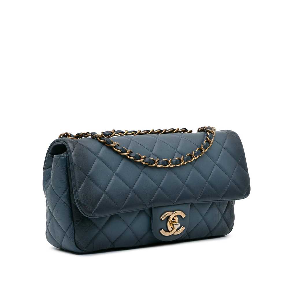 Product Details Chanel Navy Ombre Single Flap Bag - image 2