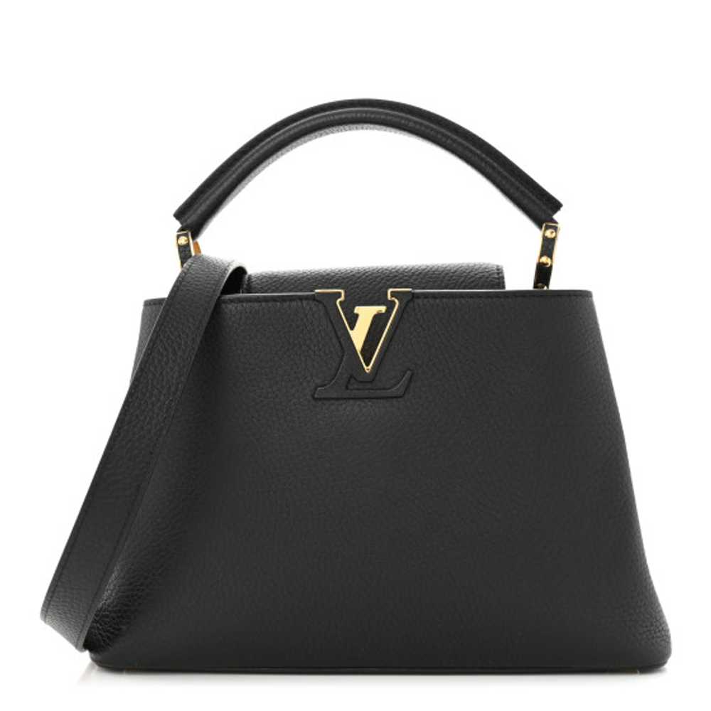 LOUIS VUITTON Taurillon Capucines BB Black - image 1