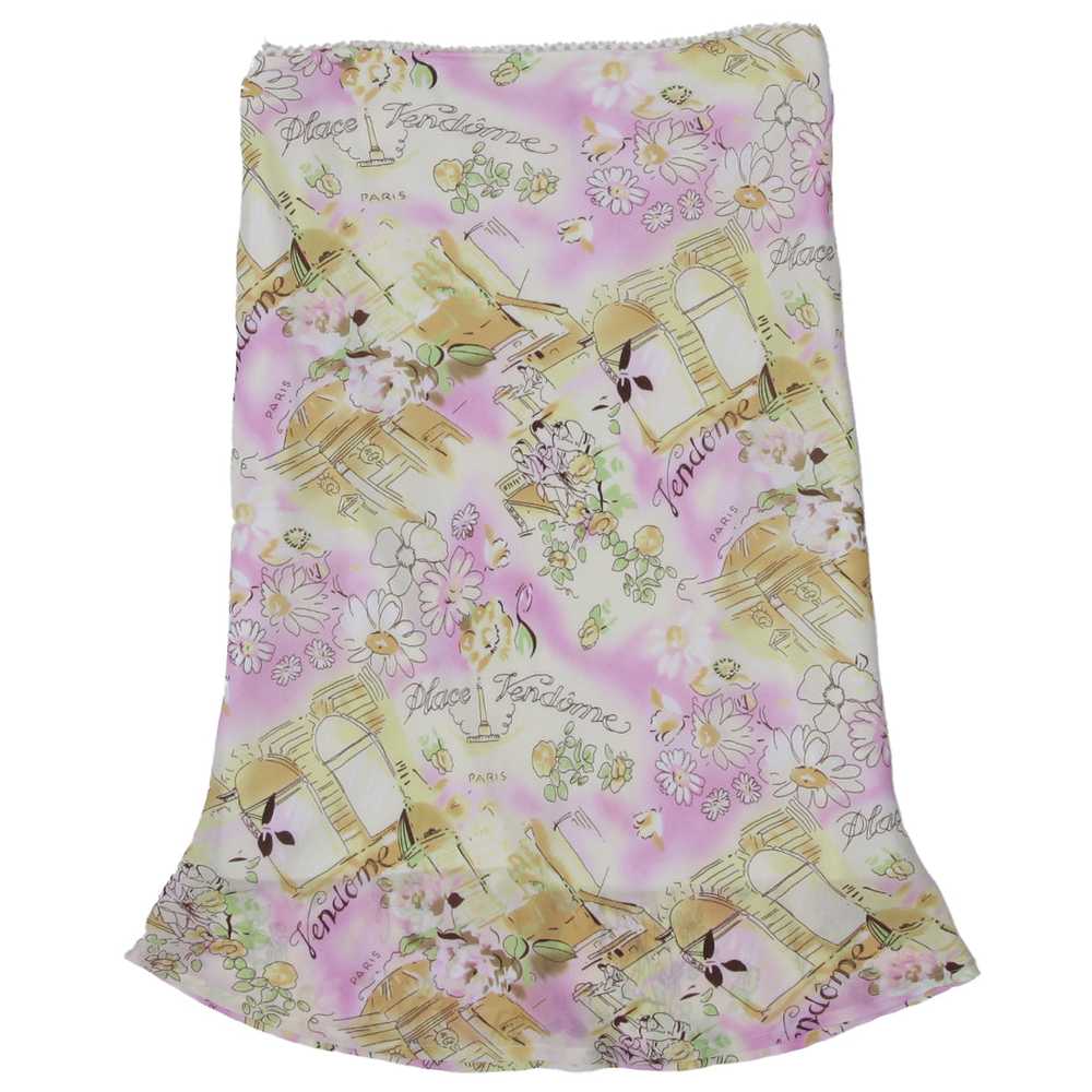 Y2K Suzy Shier Paris Floral Print Mini Skirt - image 2