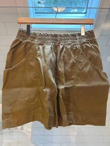 Elizabeth Suzann Olive Linen Clyde Shorts 10