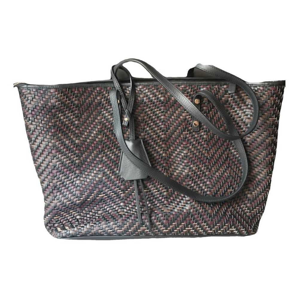 V 73 Leather handbag - image 1