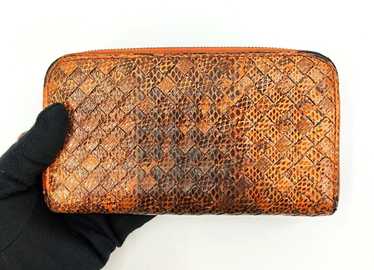 Bottega Veneta BOTTEGA VENETA intrecciato orange … - image 1