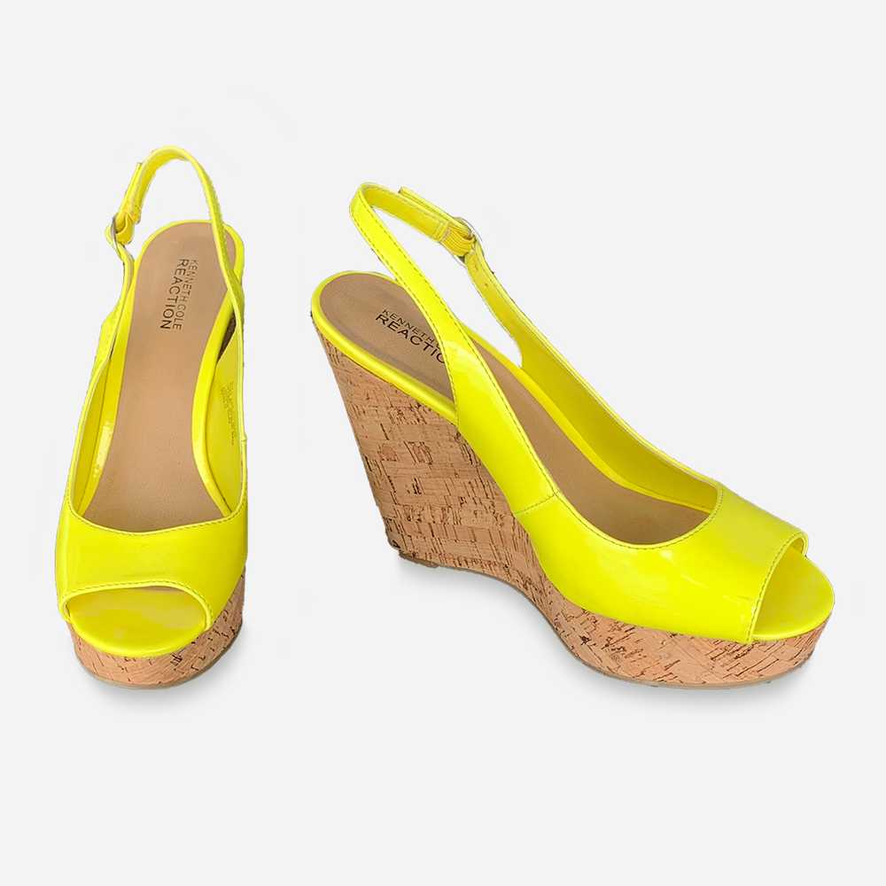 Kenneth Cole Yellow Patent Leather Shoes | Banish… - image 1