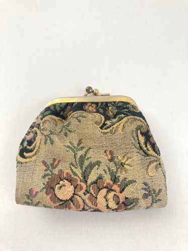 Italian Tapestry Kiss Lock Coin Purse