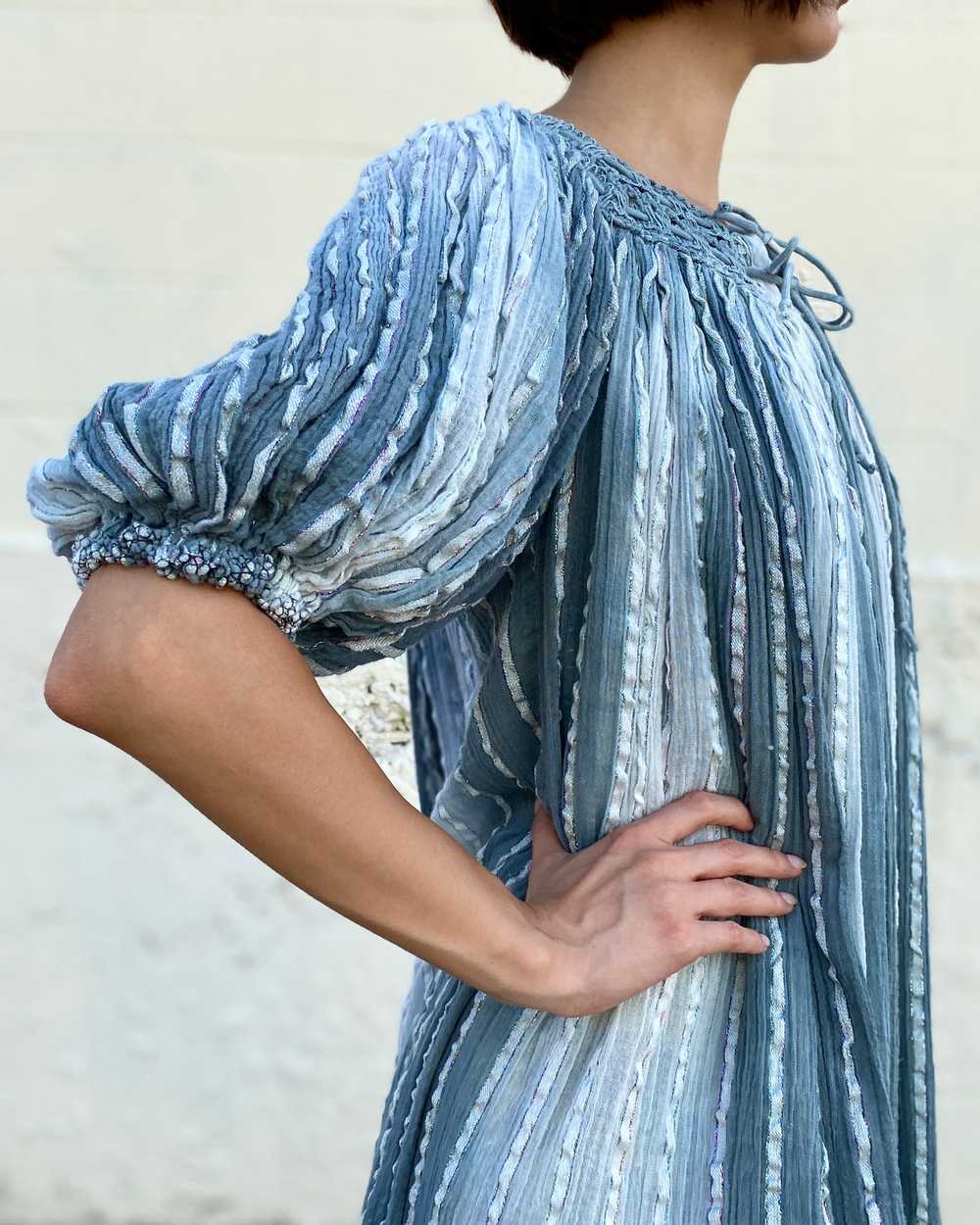 Winter Skies Grecian Gauze Dress - image 4