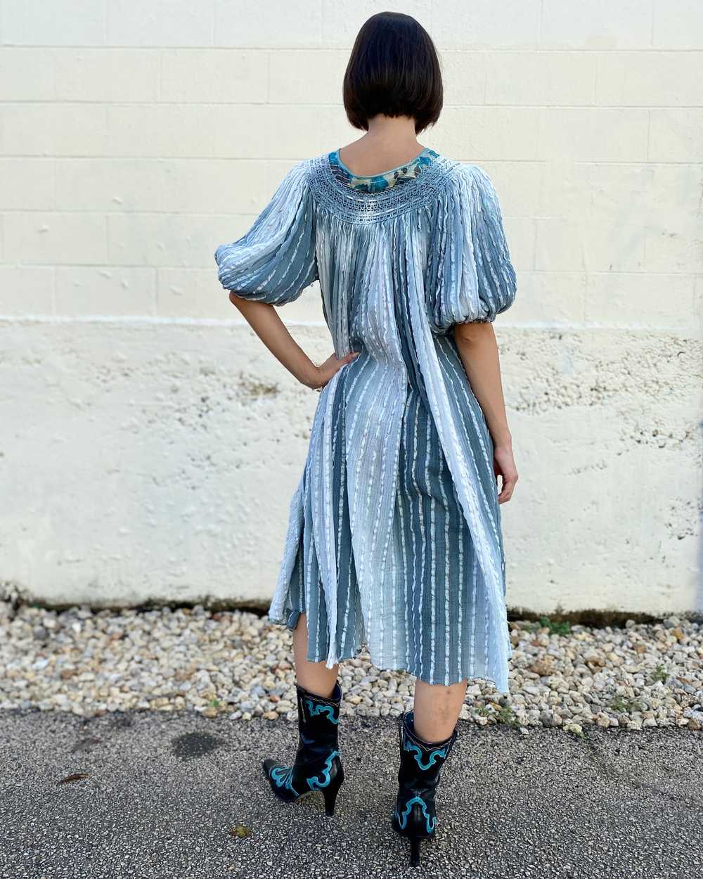 Winter Skies Grecian Gauze Dress - image 6