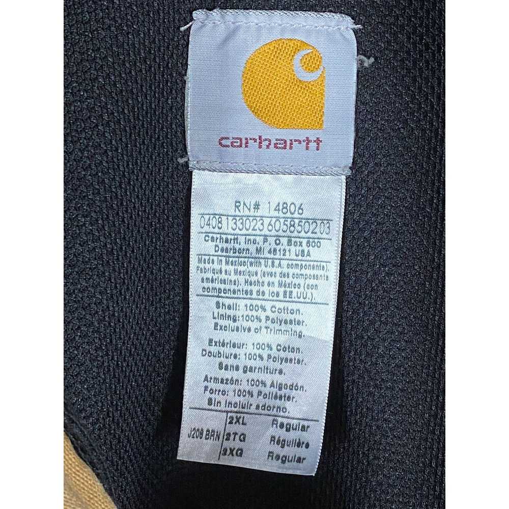 Carhartt Carhartt J208 BRN Thermal Lined Canvas F… - image 3