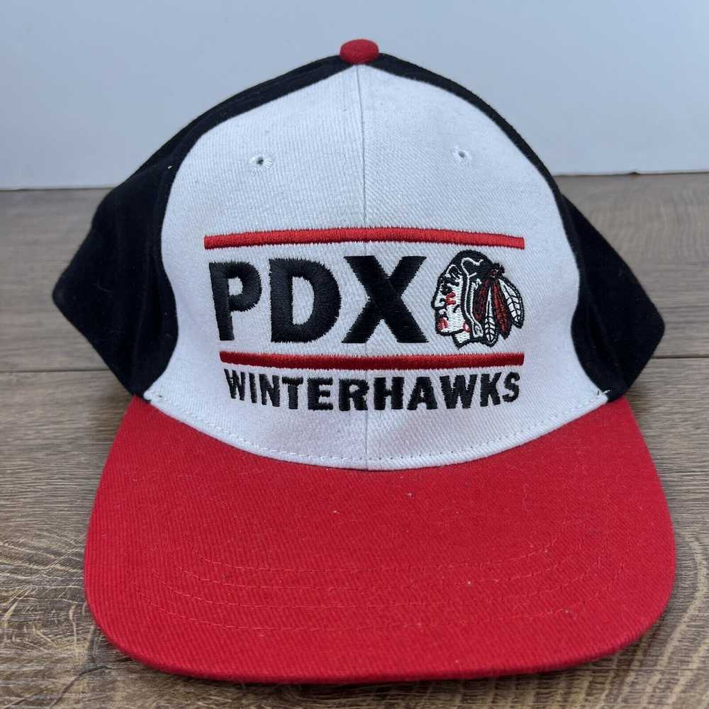 Other Portland Winterhawks PDX Hat Snapback Red A… - image 4