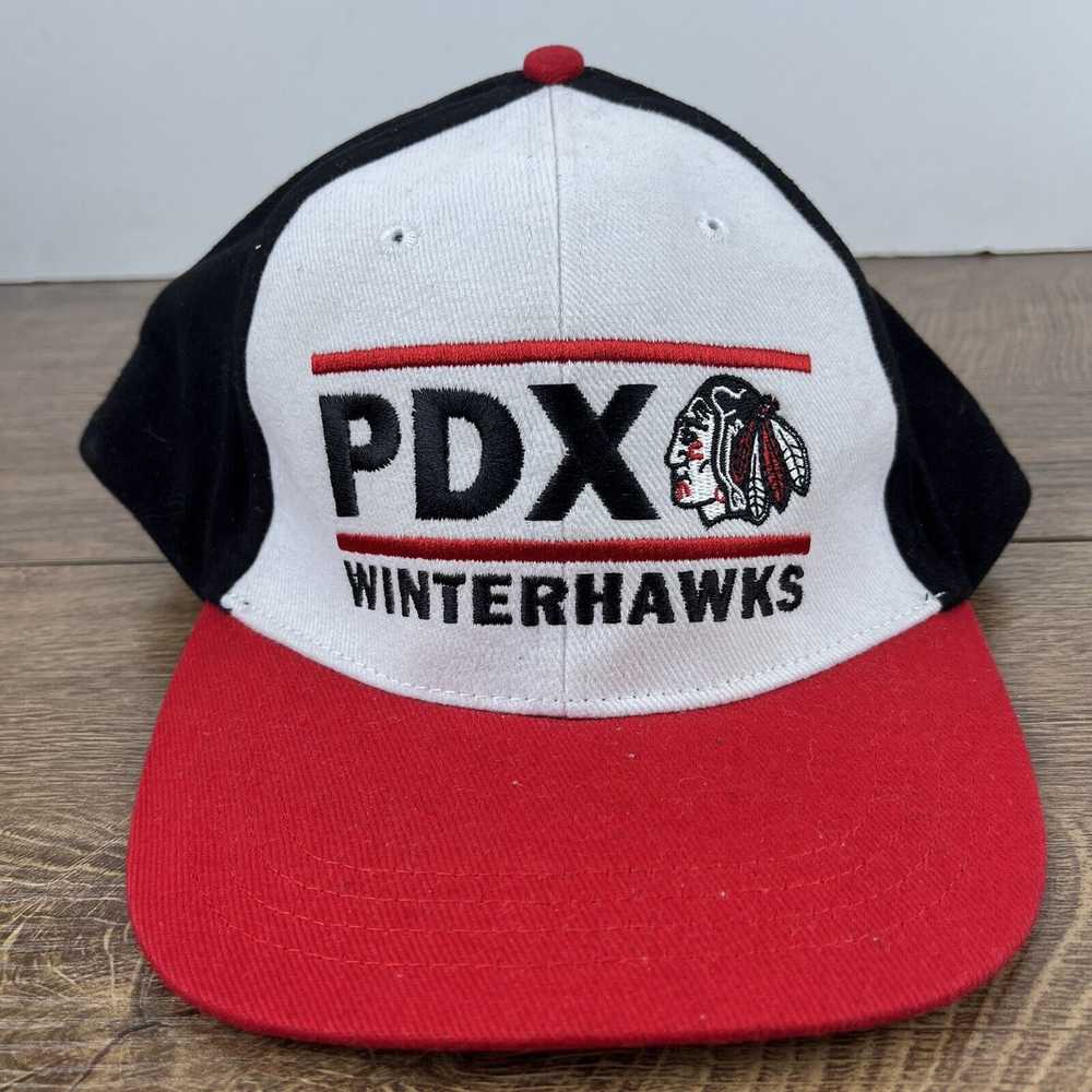 Other Portland Winterhawks PDX Hat Snapback Red A… - image 5