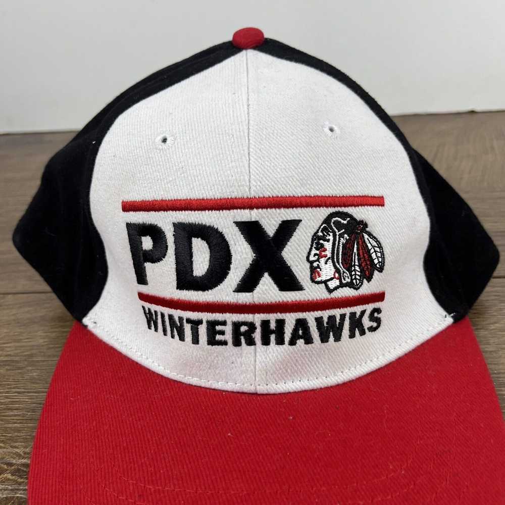 Other Portland Winterhawks PDX Hat Snapback Red A… - image 7