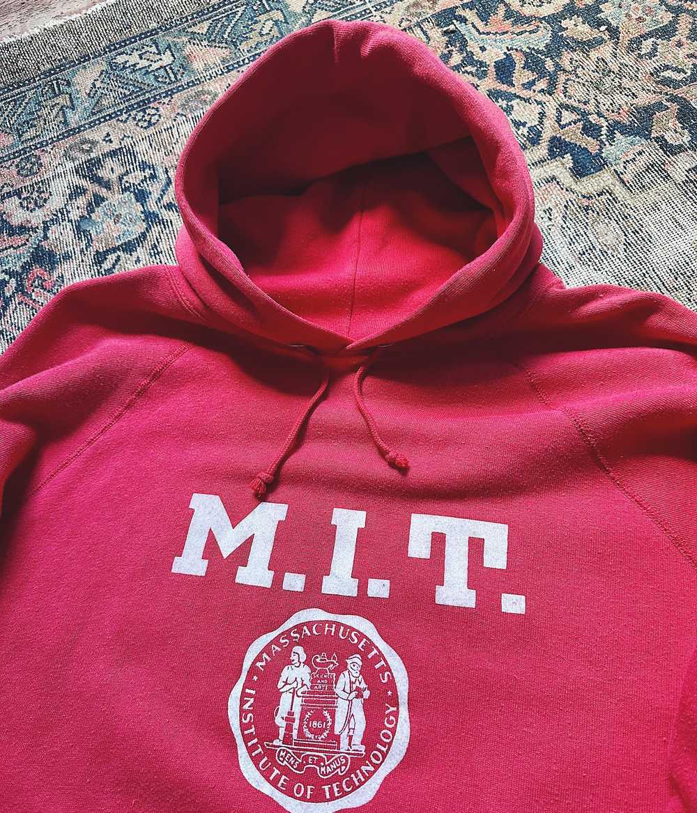 Vintage Champion M.I.T. Hooded Sweatshirt - image 2