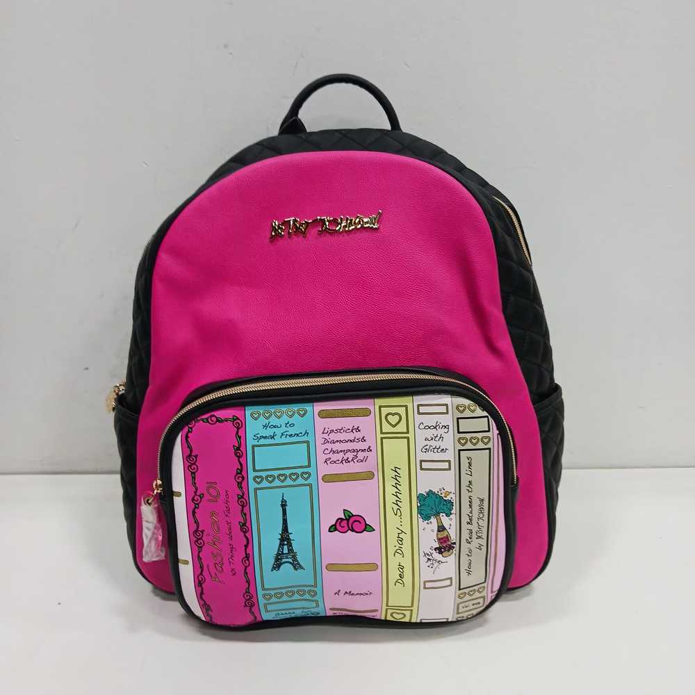 Betsey Johnson Fashion 101 Themed Backpack Style … - image 1