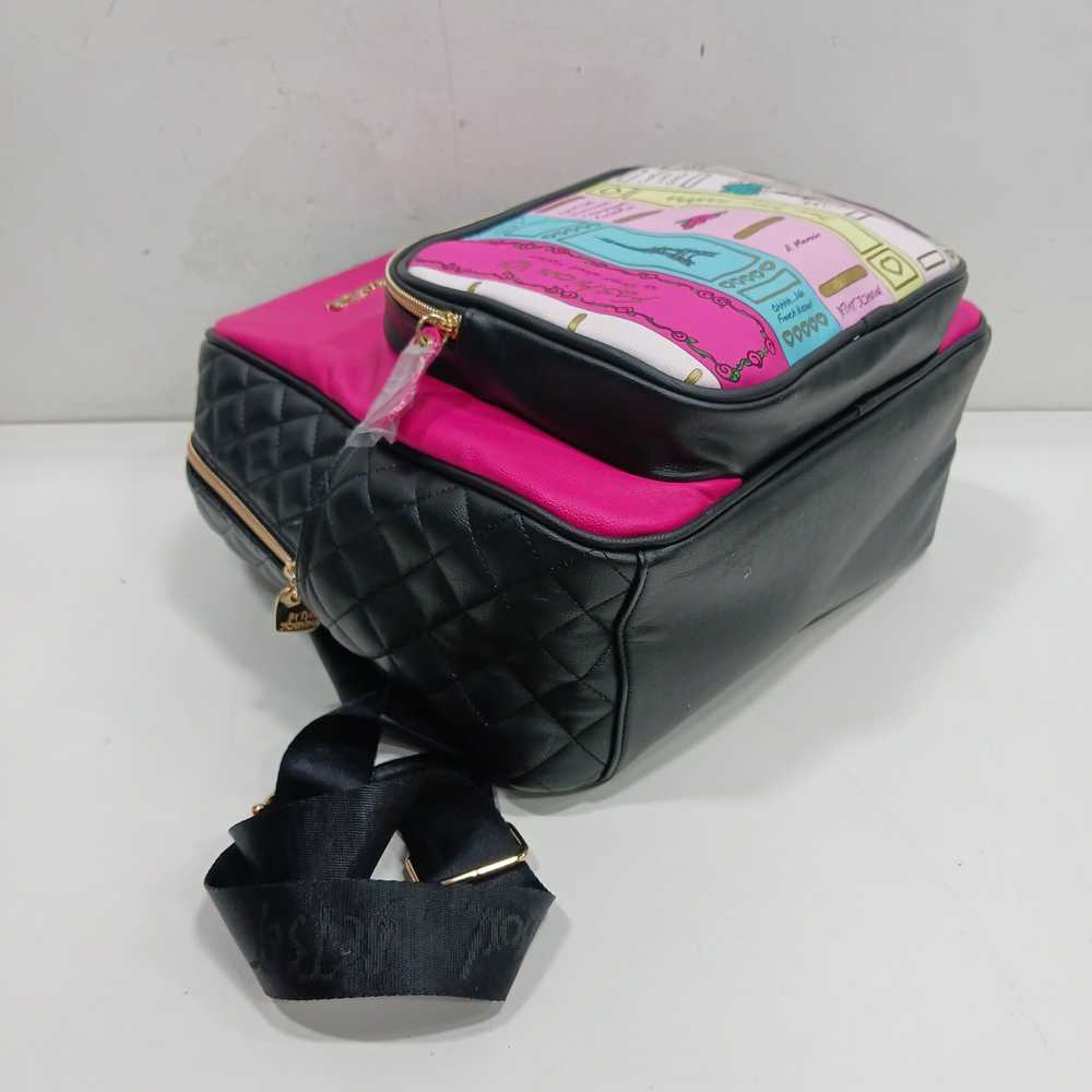 Betsey Johnson Fashion 101 Themed Backpack Style … - image 3