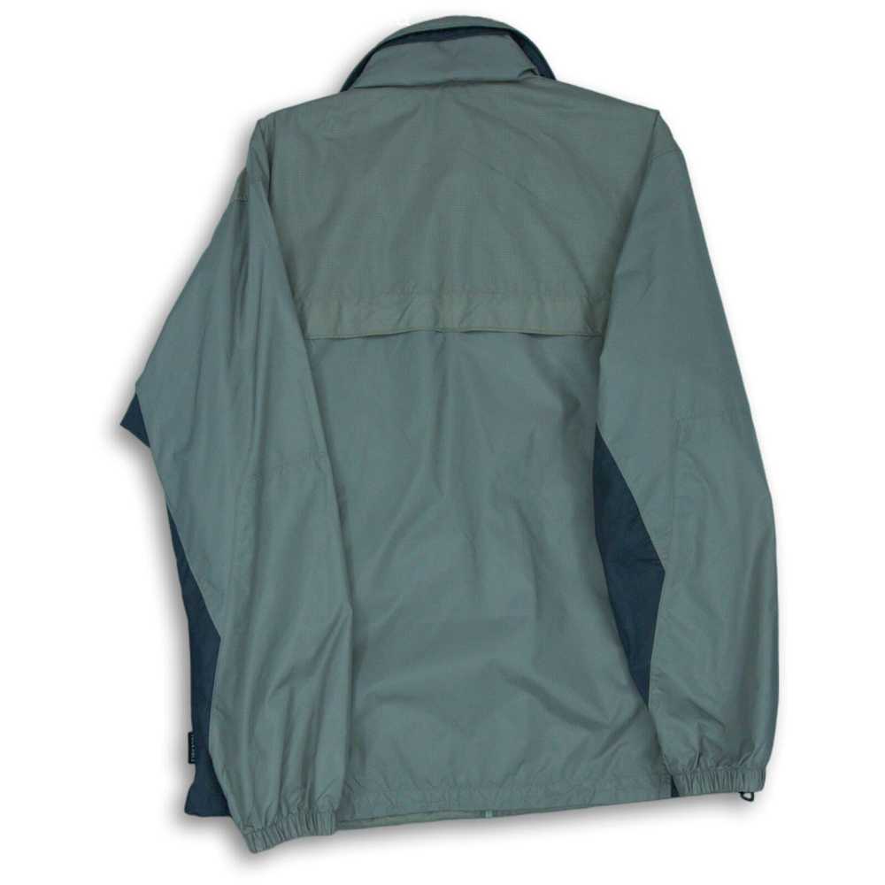 Men's Columbia Gray Windbreaker Jacket Size L - image 2