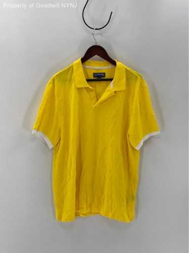 Vilebrequin Men's Yellow Collared Shirt Size XXL