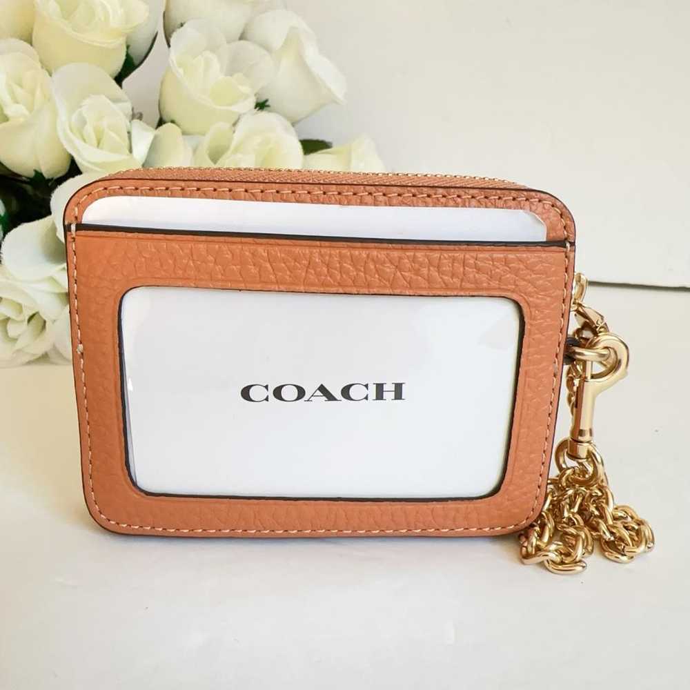 Coach Leather card wallet - image 8