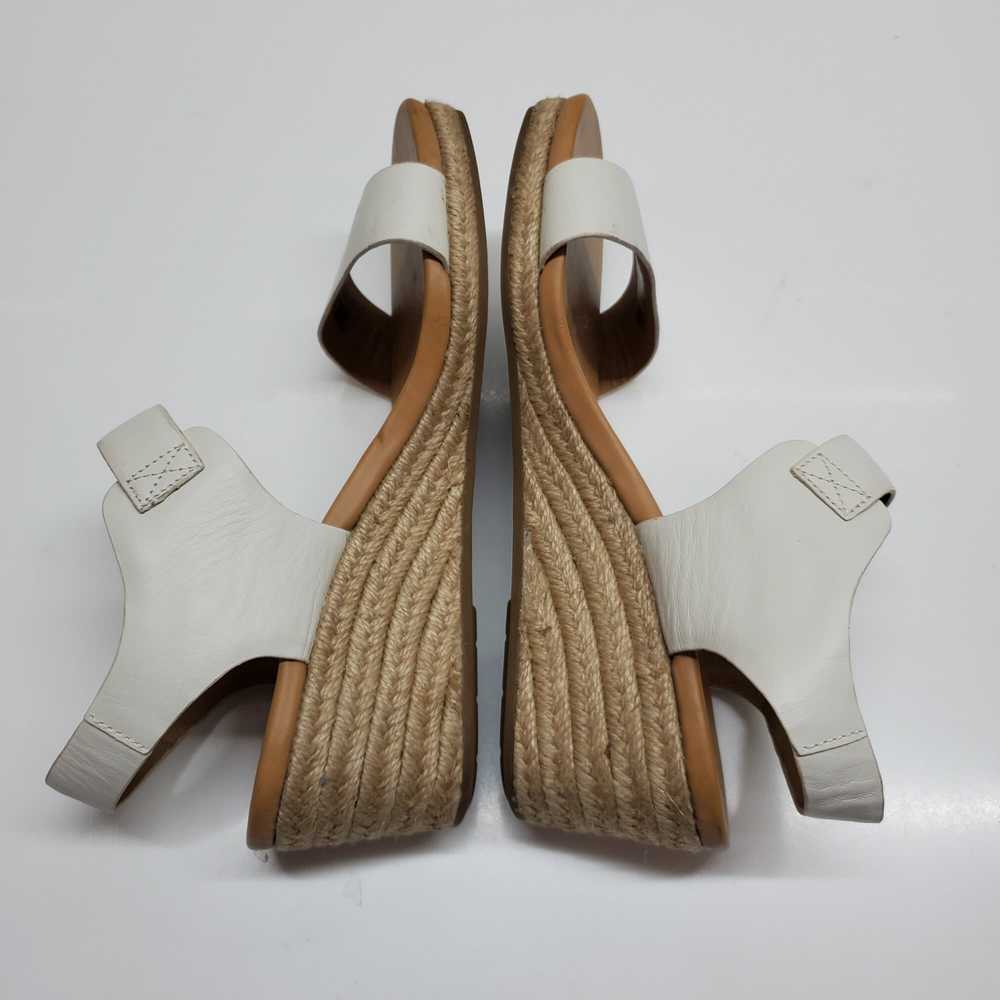 WMNS UGG EISLEY WHITE/TAN WEDGE SANDALS SIZE 9 - image 2