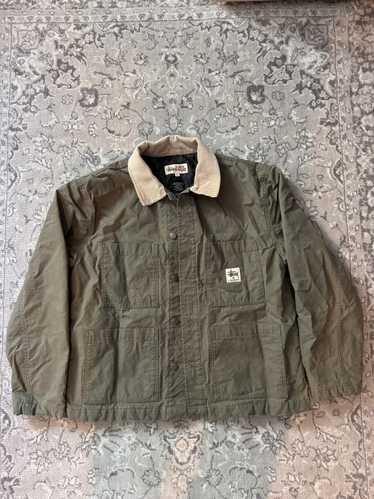 Stussy Green Stussy Collared Workwear Jacket