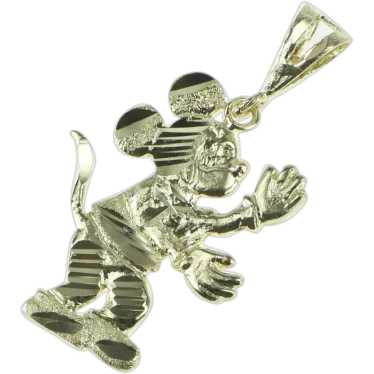 14K Mickey Mouse Walt Disney Prod. Cartoon Charm/P